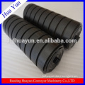 5 inch shock absorber rubber coated steel roller to prevent damaging conveyor belt